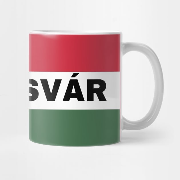 Kaposvár City in Hungarian Flag by aybe7elf